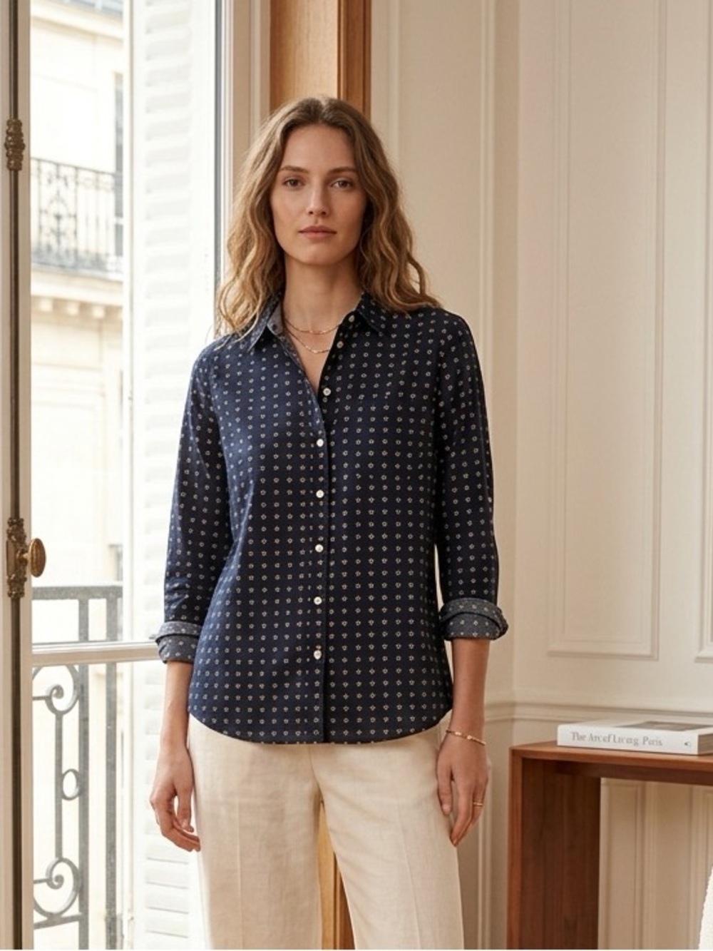Tommy Hilfiger Button Down (Navy)